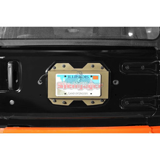 Steinjager® - Military Beige Rear License Plate Relocation Kit