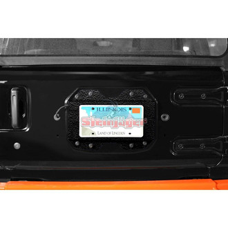 Steinjager® - Texturized Black Rear License Plate Relocation Kit