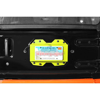 Steinjager® - Neon Yellow Rear License Plate Relocation Kit