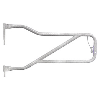 Steinjager® - Gray Hammertone Front Tubular Doors