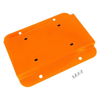 Steinjager® - Fluorescent Orange Rear License Plate Relocation Kit