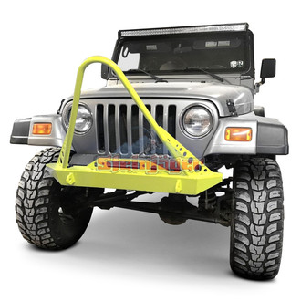 Steinjager® - Stubby Lemon Peel Front Winch HD Bumper with Stinger