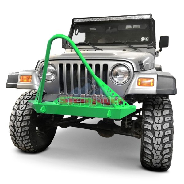 Steinjager® - Stubby Front HD Neon Green Bumper