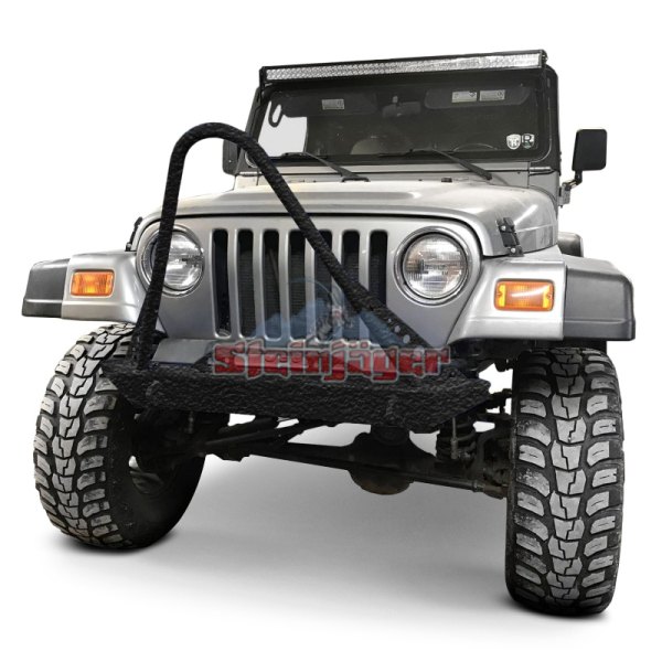 Steinjager® - Stubby Front HD Texturized Black Bumper