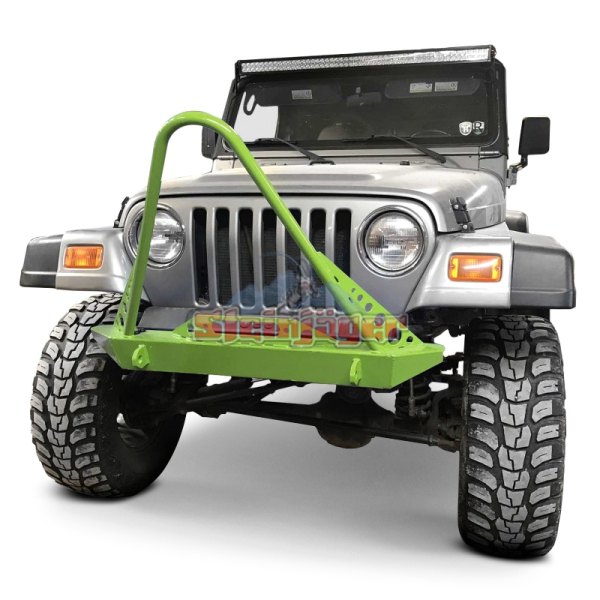 Steinjager® - Stubby Front HD Gecko Green Bumper