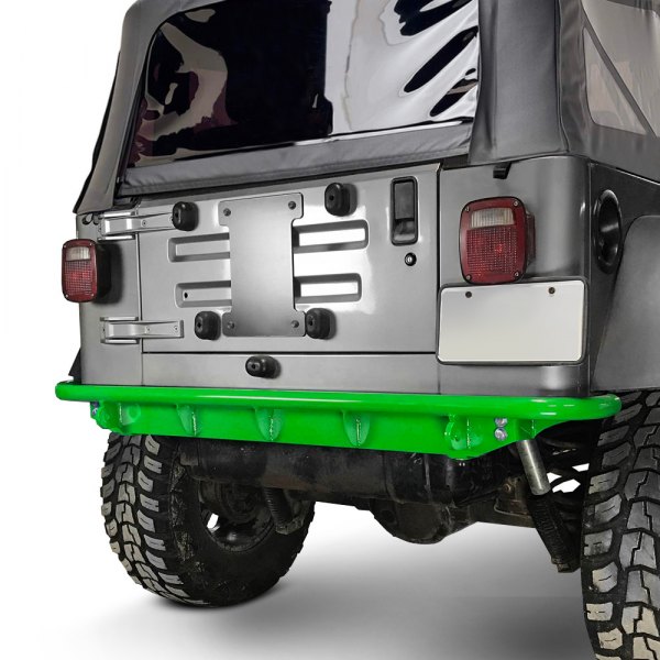 Steinjager® - Mid Width Rear Pre-Runner Neon Green Bumper