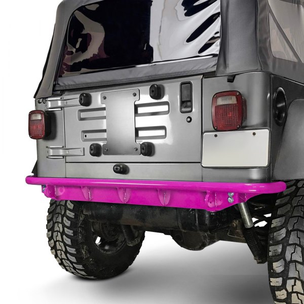 Steinjager® - Mid Width Rear Pre-Runner Hot Pink Bumper