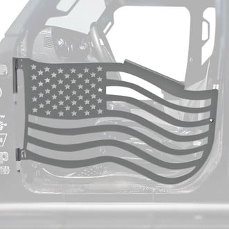 Steinjager® - Premium American Flag Style Bare Front Trail Door Kit