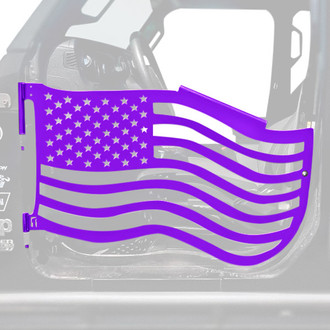 Steinjager® - Premium American Flag Style Sinbad Purple Front Trail Door Kit