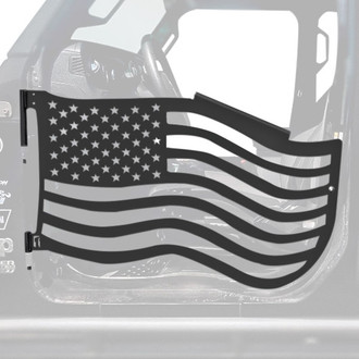 Steinjager® - Premium American Flag Style Black Front Trail Door Kit