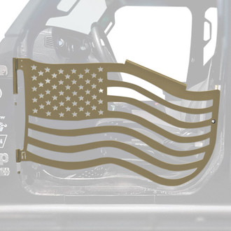 Steinjager® - Premium American Flag Style Military Beige Front Trail Door Kit