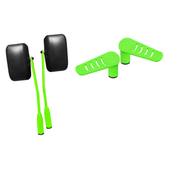Steinjager® - Premium Neon Green Mirror and Foot Peg Kit
