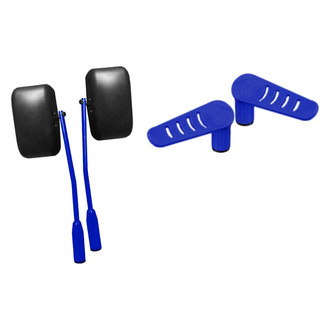 Steinjager® - Premium Southwest Blue Mirror and Foot Peg Kit