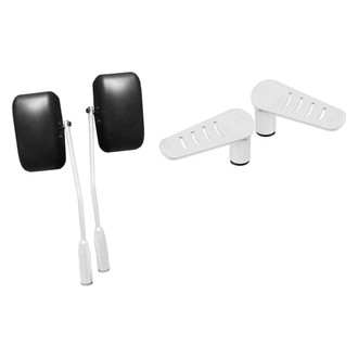 Steinjager® - Premium Cloud White Mirror and Foot Peg Kit