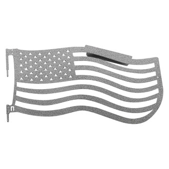 Steinjager® - Premium American Flag Style Gray Hammertone Front Trail Door Kit
