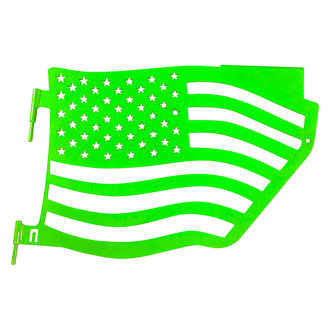 Steinjager® - Premium American Flag Style Neon Green Rear Trail Door Kit