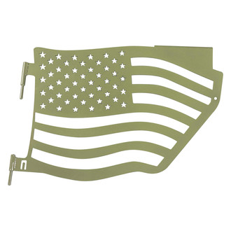 Steinjager® - Premium American Flag Style Locas Green Rear Trail Door Kit