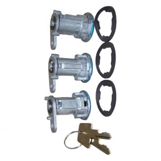 Door Lock Cylinders with Keys Set without Immobilizer Ignition PT Auto Warehouse LS-24 