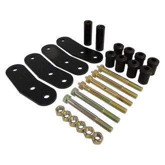 Steinjager® - 1.5" Greasable Rear Lifted Leaf Springs Shackle Kit