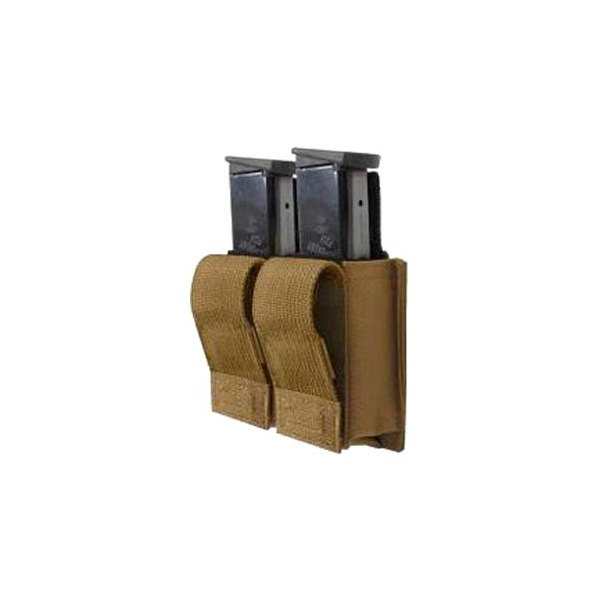 Steinjager® - MOLLE Coyote Brown Double Pistol Magazine Pouch with Insert