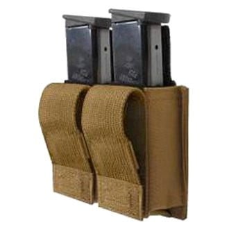 Steinjager® - MOLLE Coyote Brown Double Pistol Magazine Pouch with Insert