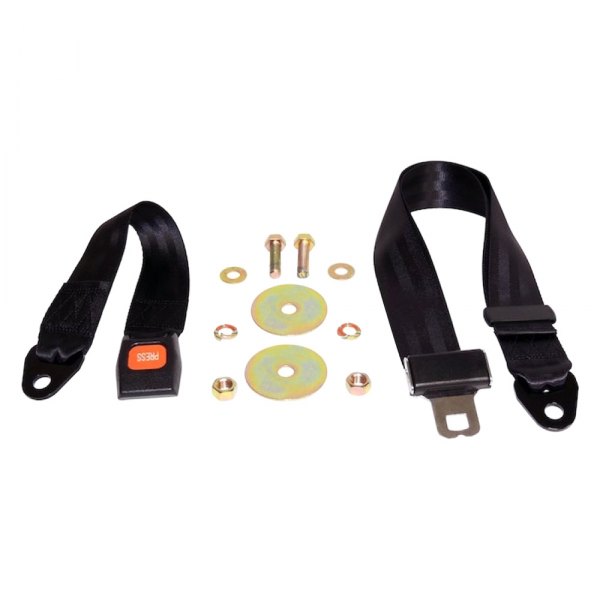 Steinjager® - 60" Front/Rear Lap Seat Belt, Black