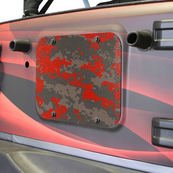 Steinjager® - Hydrographically Dipped Spare Tire Carrier Delete Plate