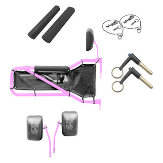 Steinjager® - Pinky Front Tube Door Kit with Black Mesh