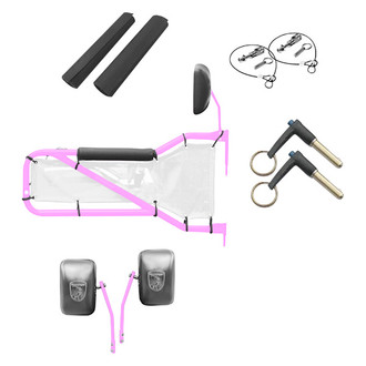 Steinjager® - Pinky Front Tube Door Kit with White Mesh