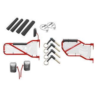 Steinjager® - Red Baron Front and Rear Tube Door Kit with White Mesh