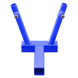 Steinjager® - Southwest Blue Hitch Mounted Dual Flag Holder Kit