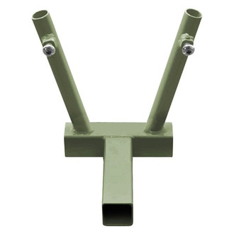 Steinjager® - Locas Green Hitch Mounted Dual Flag Holder Kit