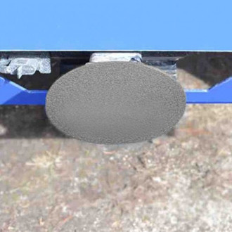 Steinjager® - Gray Hammertone Hitch Cover with Steinjager Logo for 2" Receivers