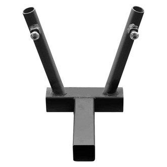 Steinjager® - Black Hitch Mounted Dual Flag Holder Kit