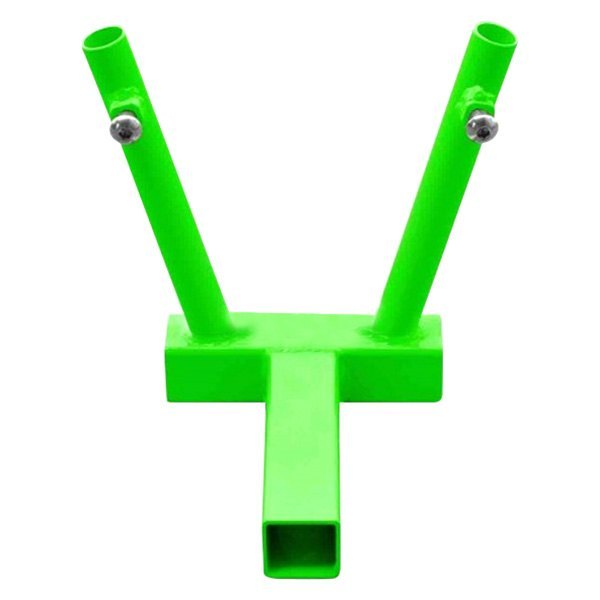 Steinjager® - Neon Green Hitch Mounted Dual Flag Holder