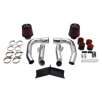 Stillen® - Generation 3 Ultra Long Tube Cold Dual Air Intake Kit with Pre-Oiled Filter