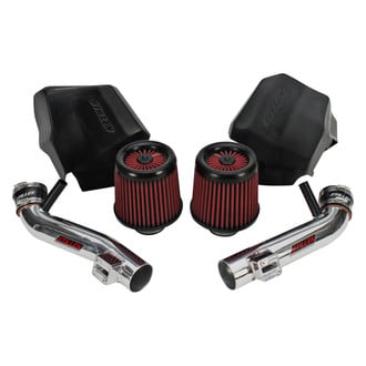 Stillen® - Generation 2 Long Tube Short Ram Dual Air Intake Kit with Pre-Oiled Filter