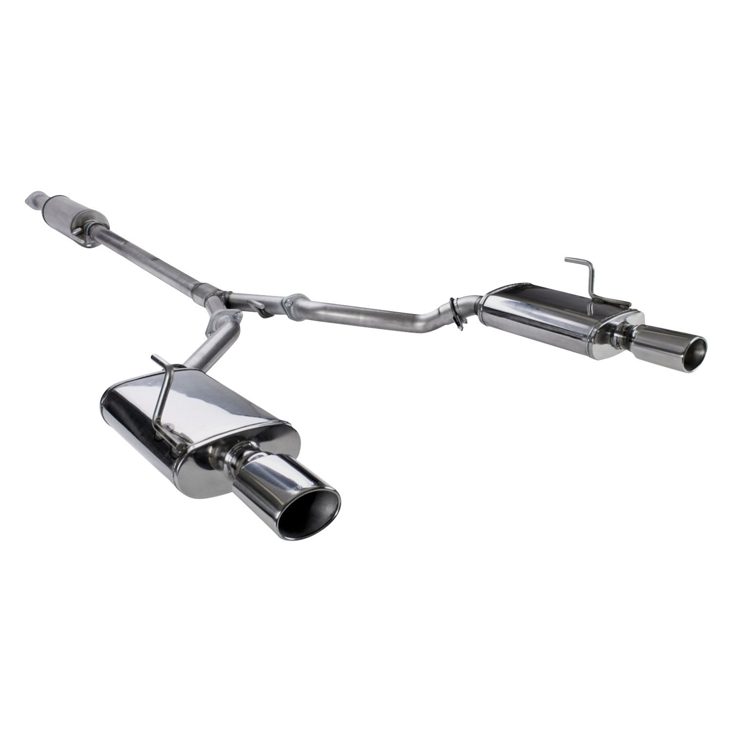 Stillen® 504396 - Stainless Steel Cat-Back Exhaust System with