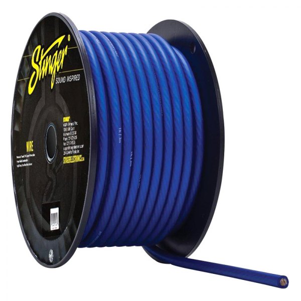 Stinger® - HPM Series 4 AWG Single 100' Blue Stranded GPT Power Wire