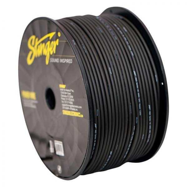 Stinger® - Pro Series 10 AWG Single 500' Matte Black Stranded PVC Power Wire