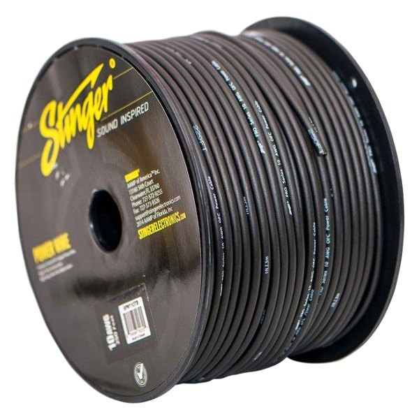 Stinger® - Pro Series 10 AWG Single 250' Black Stranded PVC Power Wire