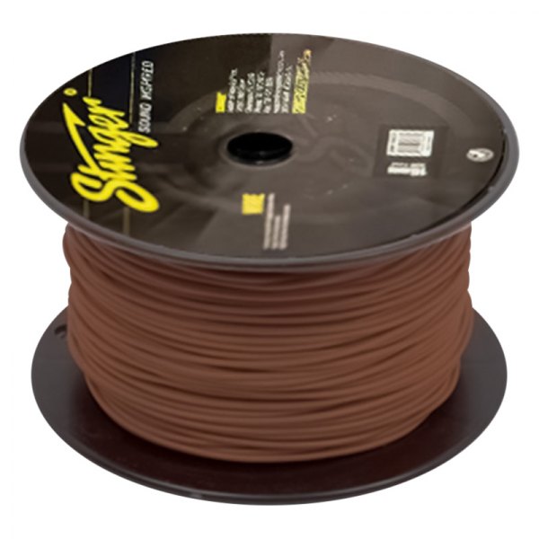 Stinger® - Pro Series 18 AWG Single 500' Brown Stranded PVC Primary Wire