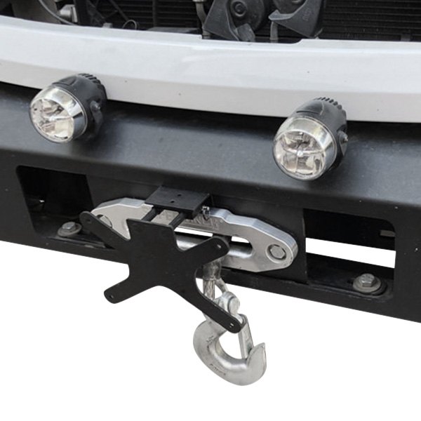 Sto N Sho® - Quick Release License Plate Bracket for Off-Road Bumpers with Hawse Fairlead