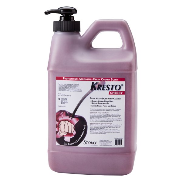 Stockhaussen® - 1/2 Gallon Kresto™ Pump Top Bottle Cherry Hand Cleaner
