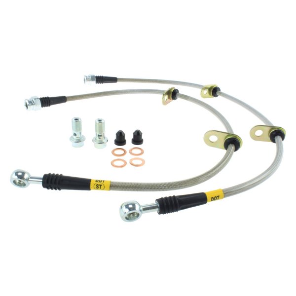 StopTech® 950.40504 - Stainless Steel Rear Brake Line Kit