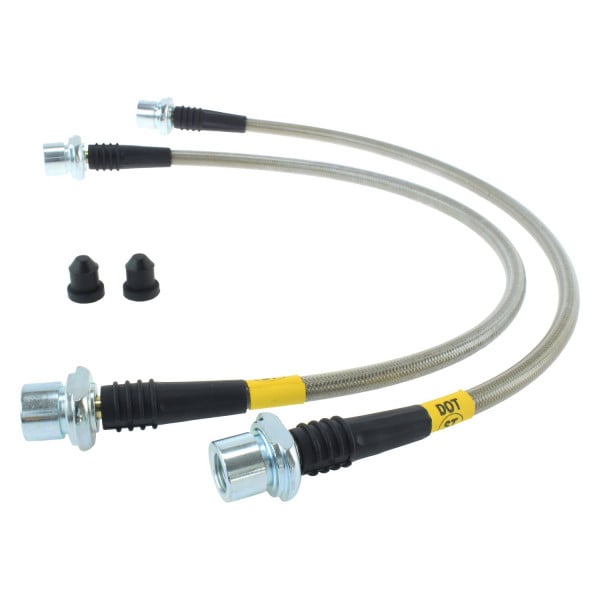 StopTech Stainless Steel Rear Brake Lines | 2003-2006 Mitsubishi Evo 8/9 (950.46504) main image 0