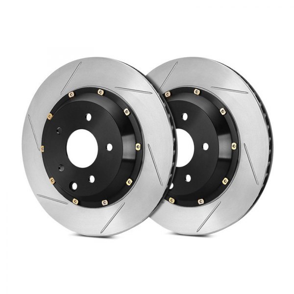  StopTech® - AeroRotor™ Slotted 2-Piece Rear Brake Rotors