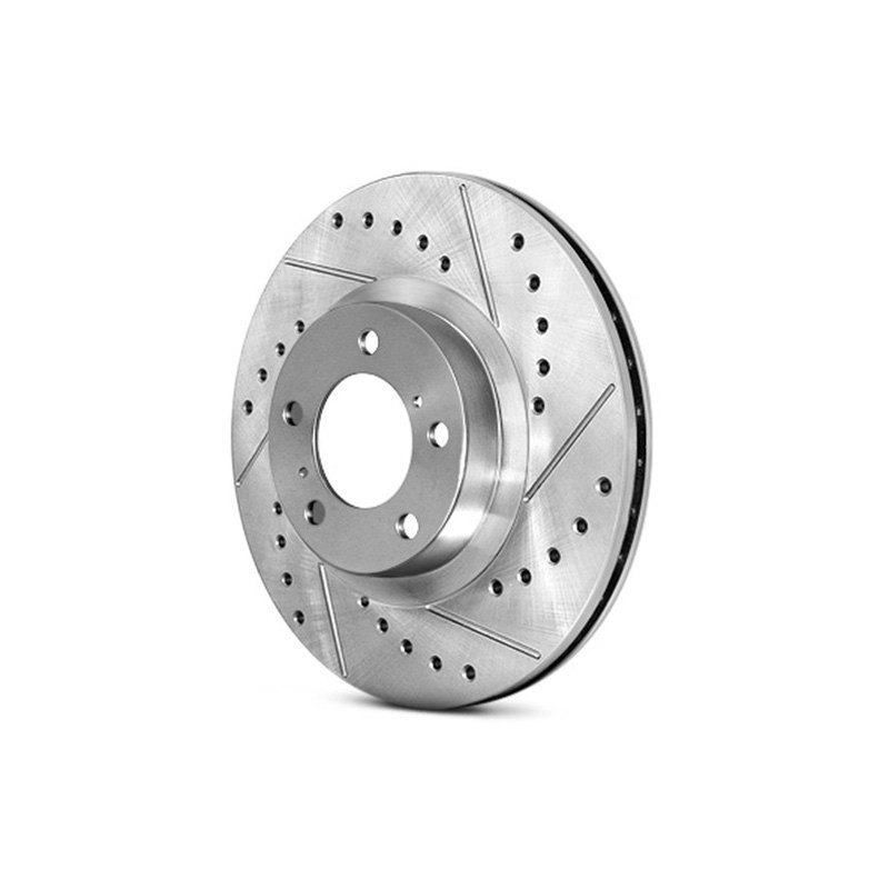 StopTech 227.62008R Select Sport Drilled and Slotted Brake Rotor; Front Right 