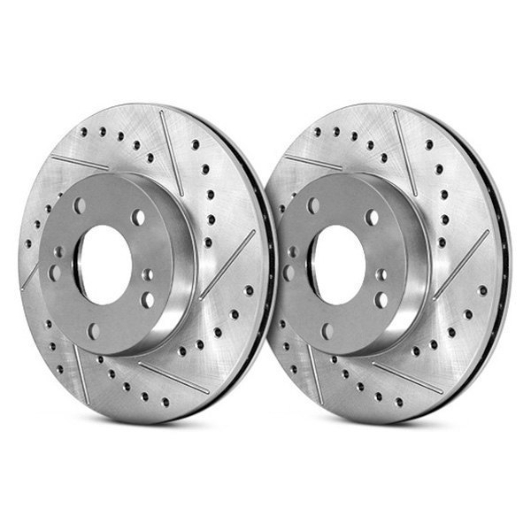 STOPTECH DRILLED & SLOTTED BRAKE ROTORS FRONT
