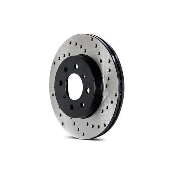 Right StopTech 128.63090R Sport Drilled Rotor 